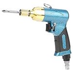 Air Screwdriver Industrial Pneumatic Screw Gun Reversible Pneumatic Screwdriver Gun 1/4-inch 8000rpm Pistol Grip Repair Tool with Screwdriver Bit KP-805P