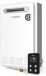 Natural Gas Tankless Water Heater - ORBEK 120,000 BTU Up to 5.1 GPM Outdoor Installation - CSA Certified On-Demand Instant hot Water Heater 3/4" NPT Connector Size