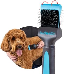 The Doodle Brush - Cepillo para perros doodle, cepillo tipo slicker para perros Cockapoo, Goldendoodle, Poodle, cepillo desenredante para perros, cepillo para perros de pelo largo (un cabezal)