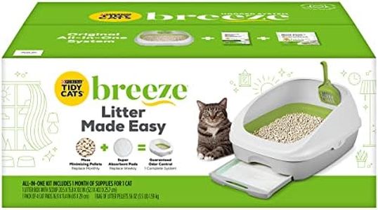 Hot Litter Boxes Tidy Cats Cat Litter, Breeze, Litter Box Kit System, 1 Kit, New