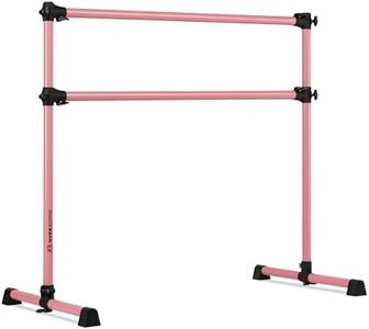 VITA Double Ballet Barre, 4 Ft, Light Pink