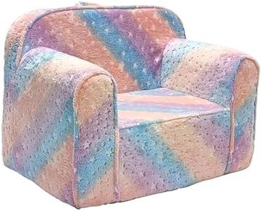 Kids Sofa Toddler Chair, Glow in The Dark Kids Foam Chair with Removable Washable Cover Carrying Handle, Toddler Armchair Kids Chair Toddler Couch Childrens Sofa for Boys and Girls