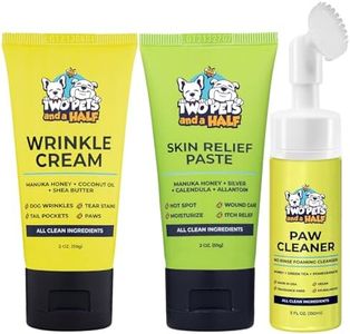 Bulldog Skin Care(Pack of 3)Paste for Bulldogs Wrinkle+ Gentle Dog Paw Cleaner +Skin Relief for Dog-Say Bye To Rash,Redness On French Bulldog & English Bulldog, Pug-Frenchie Dog Accessories