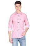 U.S. POLO ASSN. Men's Regular Fit Shirt (USSHT-G87_Pink