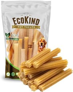 EcoKind Pet Treats Premium Gold Chicken Flavored Churro Chews | All Natural Himalayan Yak Cheese Dog Chew for Small to Large Dogs | Keeps Dogs Busy & Enjoying Indoors & Outdoor Use (30 Sticks)