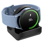 Stand for Samsung Galaxy Watch 7/Watch 6/6 Classic/Watch 5 (40, 44mm) /Watch 5 Pro (45mm),Silicone Non-Slip Charging Dock Holder Bracket with Integrated Cable Management Slot for Samsung Galaxy Watch