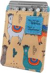 Birth Control Pill Case for Contraceptive Pills Medication Sleeve Pouch Holder - Fits up to 4' x 3' (and 2x4) Packets Holder - Cute, Llama, Funny, Discrete Artwork, Anime, Pink