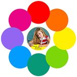 Colorful Dry Erase Dots Circles Whiteboard Marker Removable Vinyl Stickers Spots Wall Decals for School Classroom Teachers Students Table & Desk, 8 Pack