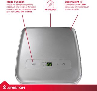 Ariston 9000 BTU Portable Air Conditioner – Compact Cooling Unit