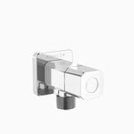 KOHLER Brass Angle Valve, Stop Cock with Wall Flange, Chrome Finish (Pack of 2)