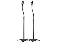 Monoprice Satellite Speaker Floor Stand (Set of 2), Black