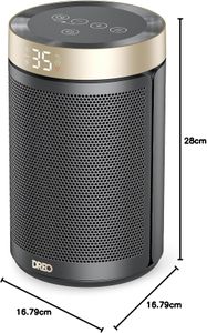 Dreo 1500W Electric Space Heater – Portable Gold Room Heater