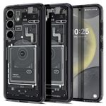 Spigen Ultra Hybrid Back Cover Case Compatible With Galaxy S24 (Tpu + Poly Carbonate | Zero One), Black