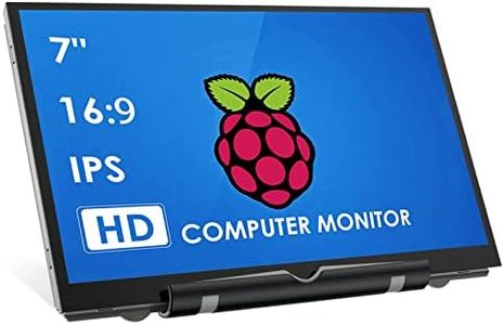 HMTECH 7 Inch Raspberry Pi Screen 800x480 HDMI Portable Monitor IPS LCD Screen Display for Raspberry Pi 4/3/2/Zero/B/B+ Win11/10/8/7 (Non-Touch)