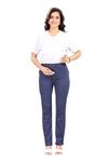 Mama & Bebe Maternity Knitted Trousers/Pants, Comfort and Style for Pregnancy Blue