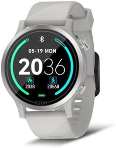EZON R7 GPS Running Watch,Dual-Band GNSS,Optical Heart Rate Monitor,Over 28 Workout Modes,Training & Fitness Assessment,Lightweight Sports Watch for Triathlon,Marathon,Trail Run(Upgraded)