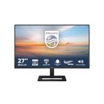 PHILIPS 27E1N1600AE - 27 inch QHD monitor, speaker, height adjustable (2560x1440, 100Hz, HDMI 1.4, USB-C (65W PD), USB Hub) black