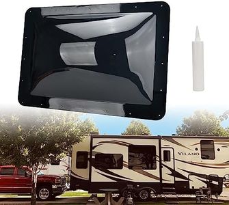 GEATaaT RV Skylight Outer Dome,18"x26" OD Universal Skylight Fits All Standard 14" x 22" Skylight Openings Replacement Travel Trailer RV Camper Truck (Smoke), SL1422S