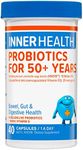 Inner Health Probiotics for 50+ Years Probiotic - For Bowel, Gut & Digestive Health, Supports Immunity For Ages Over 50-40 Capsules