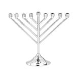 Menorah Traditional Design with Star of David Aluminium