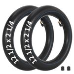 RUTU 2-Pack 12 1/2 x 2 1/4 Inner Tube 12.5 x 2.25 Scooter Replacement Tire Tube Compatible with Bella Bistro Blossom Chrissy Hannah Montana Electric Scooters