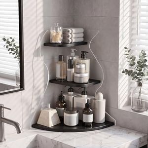 Bathroom Counter Organizer,Corner Bathroom Counter Organizer,Vanity Organizers,Makeup Organizer,Perfume Organizers,Suitable for Bathroom,Dressing Tables,Makeup Tables,Kitchen and Coffee Corner