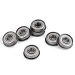 10pcs Bearings, F608Z 8 * 22 * 7mm Shielded Steel Flanged Miniature Ball Bearings.-for 8mm flanged bearing