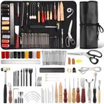 Nicpro 85PCS Leather Tooling Kit Le