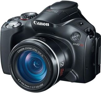 Canon SX40 HS 12.1MP Digital Camera with 35x Wide Angle Optical Image Stabilized Zoom and 2.7-Inch Vari-Angle Wide LCD
