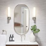 Kohler Essential Capsule Decorative HD Mirror 510mm X 1018mm (20"x 40"), Glossy Polished Chrome Finish with Silver Coated Glass, Corrosion Proof, Stainless Steel with Elegant and Timeless Design