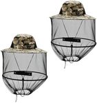 INNAL 2 Pcs Mosquito Hats with Nett