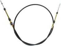 Automatic Transmission Shifter Cable 80865, Replacement for B&M Automotive Heavy Duty Performance Shifter Cable Eyelet End,5ft Long Af72-1001 BMM-80865 0.25" Outer Diameter Black