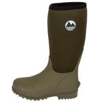 Lakeland Active Women's Rydal Neoprene Insulated Rubber Wellington Mucker & Yard Boots - Moss Green - 6.5 UK