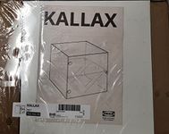 IKEA Kallax Display Cabinet Door Insert White 33 x 33 cm Compatible with Expedit