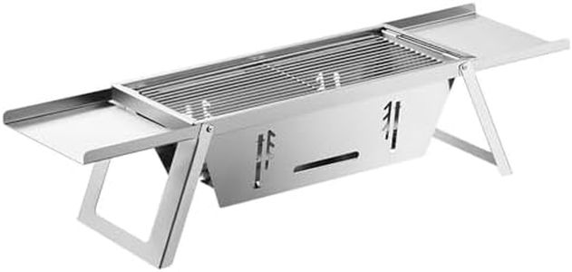 ANQIA Portable Charcoal Barbecue Grill For 3-6 people Quick Foldable Grill for Travel Outdoor Patio Backyard Cooking and BBQ Camping Grill Picnic