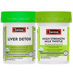 Swisse Liver Health Combo - Liver Detox (30 Tablets) + Milk Thistle (30 Tablets)