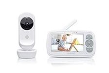 Motorola EASE34 Video Baby Monitor - 4.3-Inch Color Display Parent Unit, 2-Way Talk Audio, 5 Lullabies - Infrared Night Vision, Room Temperature Monitoring, Digital Zoom, 1000ft Long Range