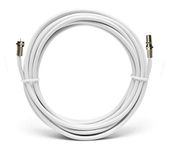 RosenetSys Virgin/Sky Extension Cable - suitable for Virgin Media (all equipment including 360, V6, Hub 3 4 and 5) and Sky & Freesat boxes Coaxial (2m White)