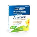 Boiron Arnicare Tablets, 60 Tablets, Homeopathic Medicine for Muscle and Joint Pain Relief, Swelling from injuries, Bruise & Brusing, from Natural Sourced Plants Including Arnica Montana