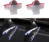 Car Door LED Logo Projector Puddle Lights Welcome Light Ghost Shadow Replacement for Jaguar XJ XK XJL X351 X-Type Accessories 2022 Upgrades (2 Pack) (no Circle)