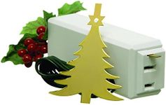 Xodus Innovations 1225L Tree On/Off Touch Control Ornament for Christmas Tree Lights Carlon, Thomas and Betts, Brass
