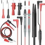 Electrical Multimeter Test Leads Set with Alligator Clips Test Hook Test Probes Lead Professional Kit 1000V 10A CAT.II