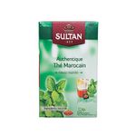 SULTAN TEA Moroccan Green Tea with Mint Herbal Green Teas (Single Pack - 20 Tea Bags)