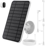 4W Solar Panel Charger Compatible with Arlob Pro 4/Pro 5S/Pro 3/Ultra 2/Ultra Cameras, Solar Panels Charging IP65 Weatherproof, Adjustable Wall Mount, 10ft/3m Cable