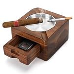 Tesonway Cigar Ashtray, Wooden Asht