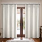 QJmydeco Blackout Curtains 70 Inches Wide Pleated for Bedroom, Viral Linen 70 Inch Extra Wide Curtains for Sliding Glass Doors Thermal Soundproof Heavy Drapes with Hook (W70xL96x2 Panels)