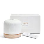 NEOM – Wellbeing Pod Luxe | Premium Ultrasonic Essential Oil Diffuser | Ceramic Cover, Remote Control, LED Light & Timer | Aromatherapy Diffuser | Home Fragrance…