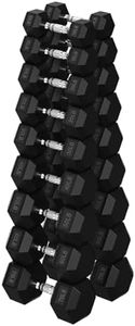 HANDBODE Hex Dumbbell Set, 640 lb