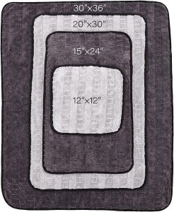 The Rag Company Gauntlet Drying Towel 2-Pack – 70/30 Korean Microfiber, 900gsm, 15x24in, Ice Grey/Grey