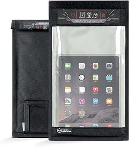 Mission Darkness Window Faraday Bag for Tablets // Device Shielding for Law Enforcement, Military, Executive Privacy, EMP Protection, Travel & Data Security, Anti-Hacking & Anti-Tracking Assurance